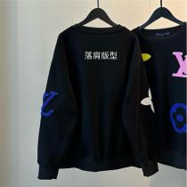 LOUIS VUITTON 偽物 トレーナー マルチカラー ロゴ デザイン性抜群 売れ筋 ルイヴィトン