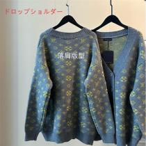 LOUIS VUITTON コピー カーディガン 大人気 高品質 総柄モノグラム シック ルイヴィトン