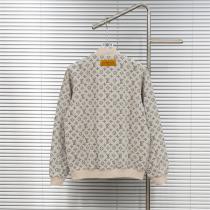 LOUIS VUITTON 偽物 クラシック ボンバージャケット 総柄モノグラム アイボリー ルイヴィトン