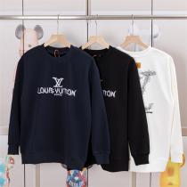 LOUIS VUITTON コピー クラシック 人気 トレーナー 刺繍ロゴデザイ...