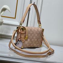 LOUIS VUITTON コピー モノグラム ピンクショルダーバッグ フェミニン 上品可愛い ルイヴィトン