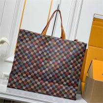 LOUIS VUITTON スーパーコピー トートバッグ カラフルデザイン 大容量ショッピング ルイヴィトン