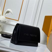 ルイヴィトン 偽物 レザーショルダーバッグ シンプルモダン ブラウンエレガント LOUIS VUITTON
