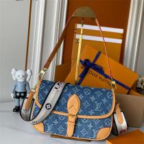LOUIS VUITTON コピー デニムショルダーバッグ カジュアル可愛い ストリート風 ルイヴィトン