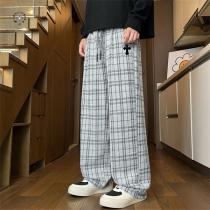  クロムハーツ スーパーコピー モノトーン トレンド チェックパンツ ゆったり CHROME HEARTS