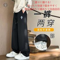 CHROME HEARTS 偽物 モード感 ストリート ワイドパンツ ドロースト...