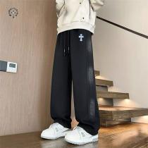 CHROME HEARTS 偽物 モード感 ストリート ワイドパンツ ドローストリング仕様 クロムハーツ