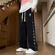 クロムハーツ コピー 個性派 クール ナンバーデザイン パンツ クロスロゴ CHROME HEARTS
