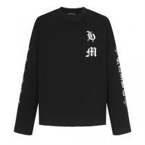 CHROME HEARTS コピー 長袖Tシャツ ゴシックロゴ 袖プリント クラ...