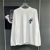 クロムハーツ 偽物長袖Tシャツ マルチクロス 刺繍 プレミアムデザイン CHROME HEARTS