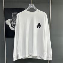 CHROME HEARTS コピー 長袖Tシャツ クロスエンブレム シンプルモー...