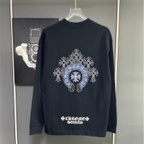 クロムハーツ スーパーコピー 長袖Tシャツ クロス×ラウンド シグネチャー CHROME HEARTS