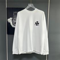 CHROME HEARTS 偽物 長袖Tシャツ ホースシュー ロゴデザイン アイ...