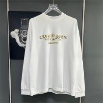 クロムハーツ コピー 長袖Tシャツ ゴールドプリント ラグジュアリースタイル C...