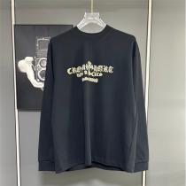クロムハーツ コピー 長袖Tシャツ ゴールドプリント ラグジュアリースタイル CHROME HEARTS