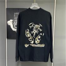 クロムハーツ コピー 長袖Tシャツ ゴールドプリント ラグジュアリースタイル CHROME HEARTS
