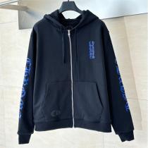 クロムハーツ 偽物 ジップアップパーカー ロゴプリント ダイナミックスタイル CHROME HEARTS