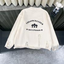 CHROME HEARTS 偽物 ニット HOLLYWOOD ロゴ ヴィンテージクラッシュ クロムハーツ