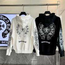 クロムハーツ コピー パーカー スリーブクロス 独創デザイン アーバンスタイル CHROME HEARTS