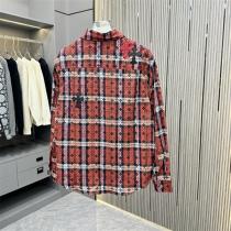  CHROME HEARTS コピー チェックシャツ レトロモード クラシックカジュアル クロムハーツ