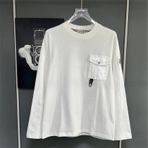  モンクレール 偽物 クール シンプル ロングスリーブ ポケットデザイン ブラック MONCLER