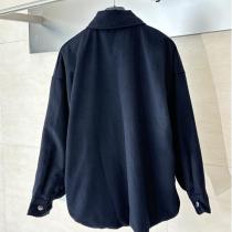  プラダ 偽物 シャツジャケット シンプル エレガント クラシック モダン PRADA