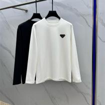PRADA コピー 長袖Tシャツ ベーシック モダン カジュアル スタイリッシュ プラダ