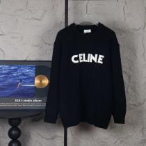 CELINE コピー セーター クルーネック ロゴニット 定番 激安 当店イチオシ セリーヌ