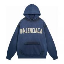 バレンシアガ 偽物 秋冬注目 フーディー ロゴバックプリント 暖かい BALENCIAGA