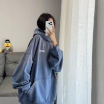 バレンシアガ スーパーコピー 秋冬新登場 フーディー パープル シンプルロゴ BALENCIAGA
