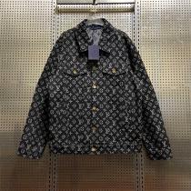 LOUIS VUITTON 偽物 デニムジャケット 個性派総柄 モード感漂う 上質 ルイヴィトン