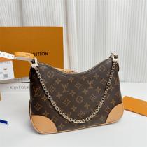 LOUIS VUITTON スーパーコピー ショルダーバッグ 優美モノグラム チェーンアクセント ルイヴィトン