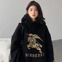 バーバリー 偽物 スウェット 個性的 クラシカル 存在感 ブラック ロゴ BURBERRY