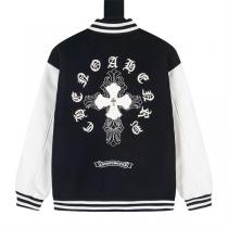 CHROME HEARTS コピー スタジャン クロス刺繍 モノトーン 洗練 クール 個性派 クロムハーツ