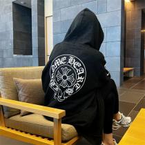 CHROME HEARTS コピー パーカー 総柄ロゴ デザイン ユニーク おしゃれ ストリート クロムハーツ