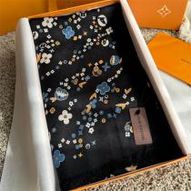 LOUIS VUITTON 偽物 スカーフ フラワープリント 華やか エレガント 高品質 ルイヴィトン