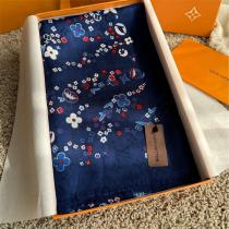 LOUIS VUITTON 偽物 スカーフ フラワープリント 華やか エレガント 高品質 ルイヴィトン