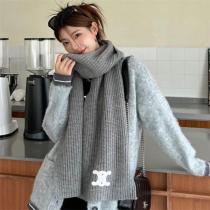 CELINE コピー マフラー リブ編み シンプル 高品質 暖かい 使いやすい ...
