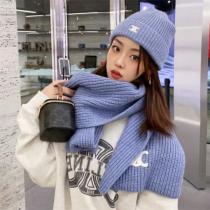 CELINE コピー マフラー リブ編み シンプル 高品質 暖かい 使いやすい セリーヌ