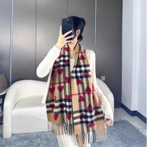 BURBERRY スーパーコピー マフラー チェック柄 ハート 可愛い 上質 ラ...