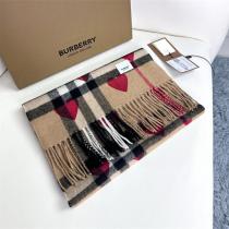 BURBERRY スーパーコピー マフラー チェック柄 ハート 可愛い 上質 ラグジュアリー  バーバリー