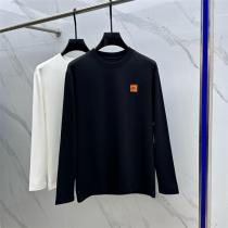 HERMES 偽物 長袖Tシャツ シンプル ワンポイントロゴ カジュアル スタイリッシュ エルメス