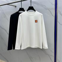 HERMES 偽物 長袖Tシャツ シンプル ワンポイントロゴ カジュアル スタイリッシュ エルメス