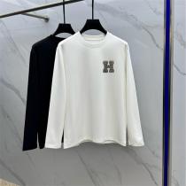 エルメス スーパーコピー 長袖Tシャツ Hロゴ モノグラムデザイン おしゃれ カジュアル HERMES