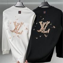 ルイヴィトン スーパーコピー 長袖Tシャツ ミニマル バードプリント シンプル LOUIS VUITTON