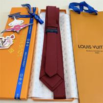 LOUIS VUITTON コピー ネクタイ ネイビー シルク LVロゴ織り柄 高級感 フォーマル ルイヴィトン