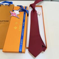 LOUIS VUITTON コピー ネクタイ ネイビー シルク LVロゴ織り柄 高級感 フォーマル ルイヴィトン