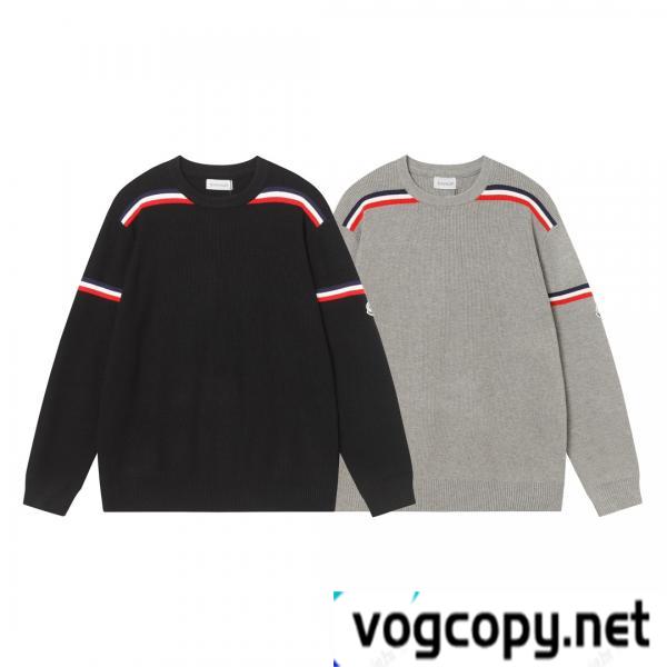 MONCLER25SS新作秋冬ヘッダー長袖セーターニット