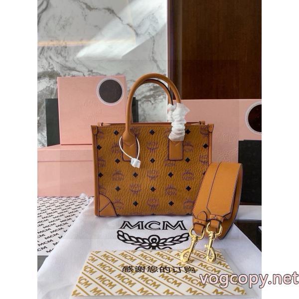 mcm新作Visetos Munchenトランペットトートバッグショルダーバッグ