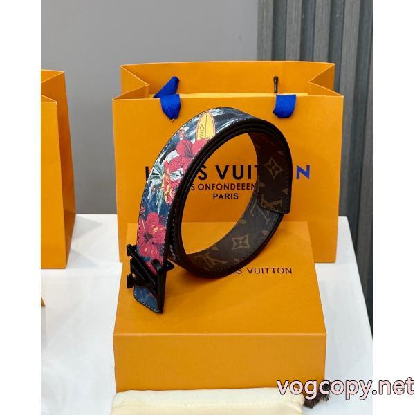 Louis Vuitton高品質リバーシブル老花ベルト